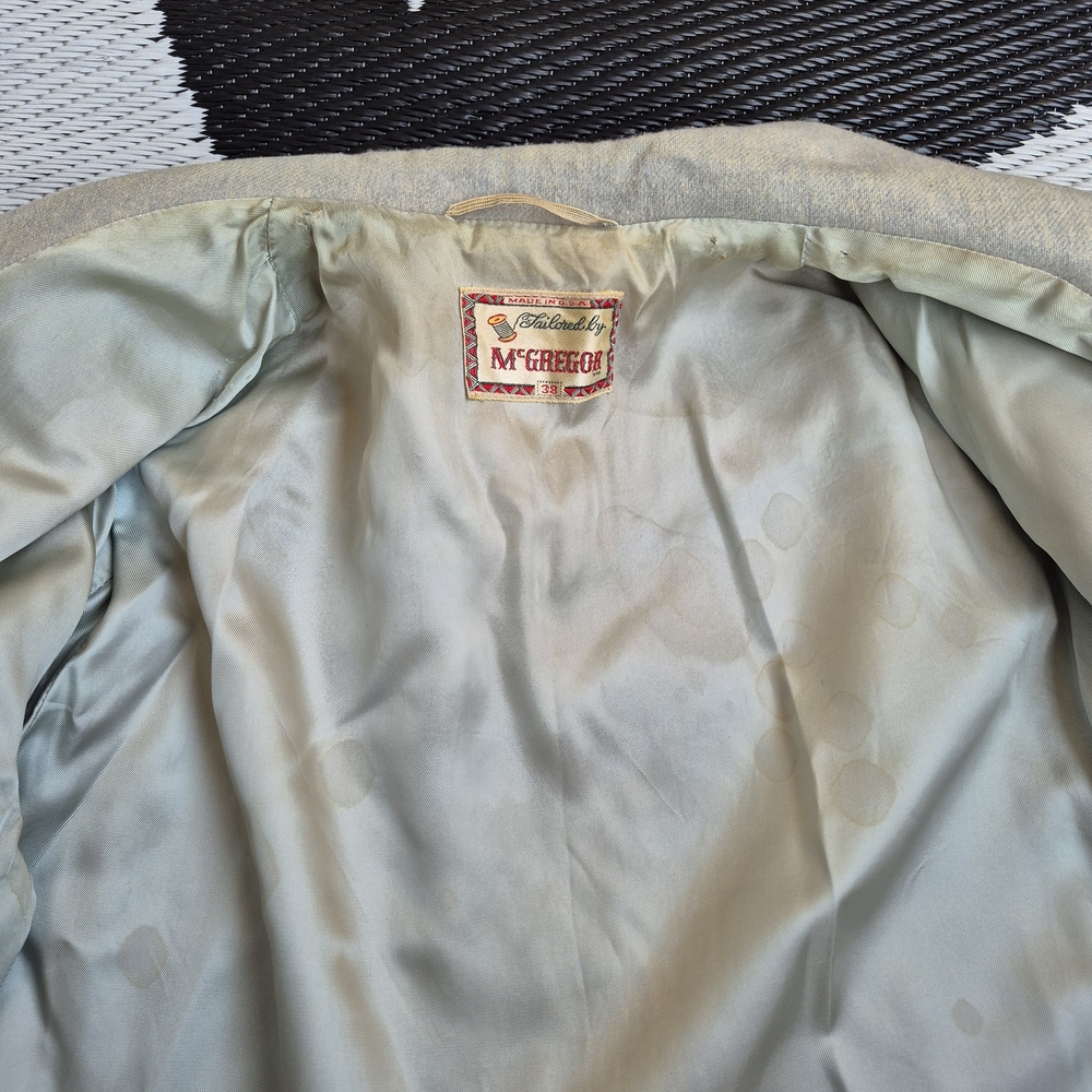 Vintage hand tailored McGregor cropped 40s/50s wool Ricky jacket - Picture 3 of 7